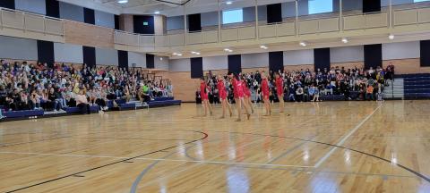 Drill Team Performing