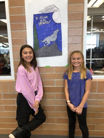 Brinklee, Emma, and their poster