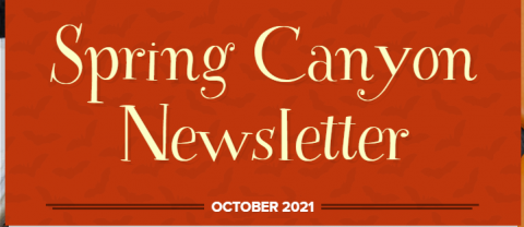 spring canyon newsletter header