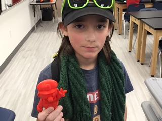 3d printed Mario with owner