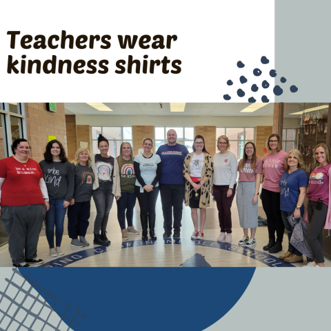 teachers wear kindness shirts