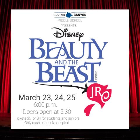 March 23-25 6 pm tickets $4 students. $5 adults. 