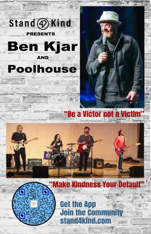 We are so excited to have an assembly on Friday with Ben Kjar and Poolhouse! Students, this is one you won't want to miss. See you then! 