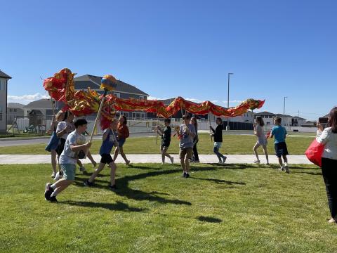 Students in Chinese DLI have some fun learning about Chinese Traditions