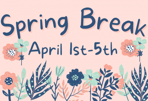 All Nebo schools will be closed the week of April 1-5, 2024, for Spring Break. Enjoy your week! We can't wait to see you back on April 8, 2024.