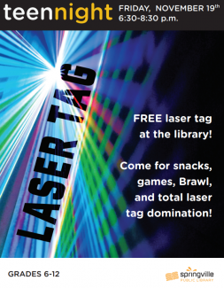 Laser Tag at the Library 