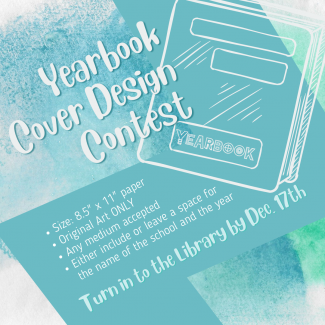 yearbook cover design contest-information in body of article