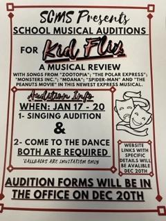 School Musical Auditions