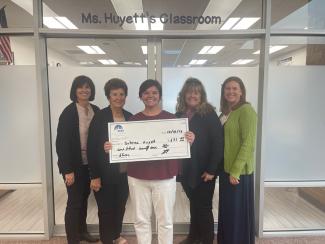 Congrats on a grant being funded to Ms. Huyett