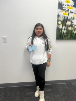 We wanted to give a big shout out to Jocelyn Martinez! She took 3rd place in the 7th grade district art contest! Way to represent the PACK! #neboschooldistrict