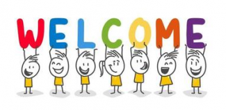 clip art of Welcome